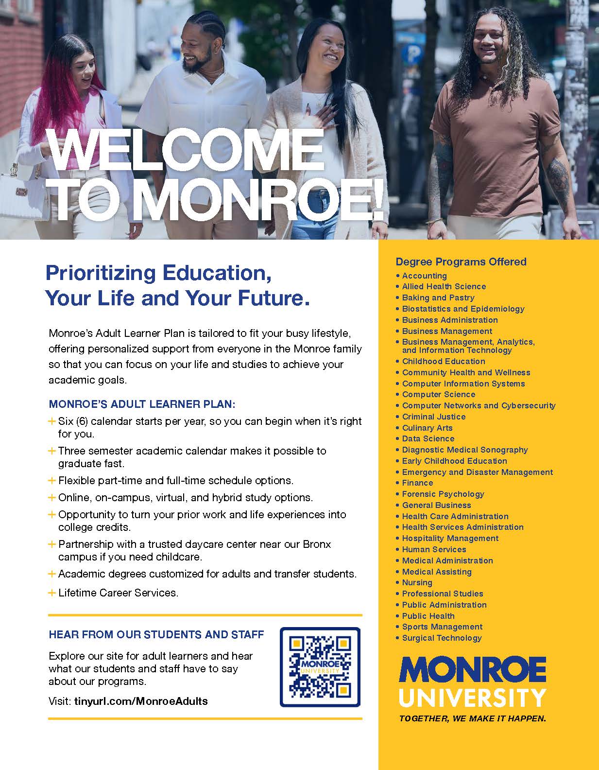 Adult Learner Brochure