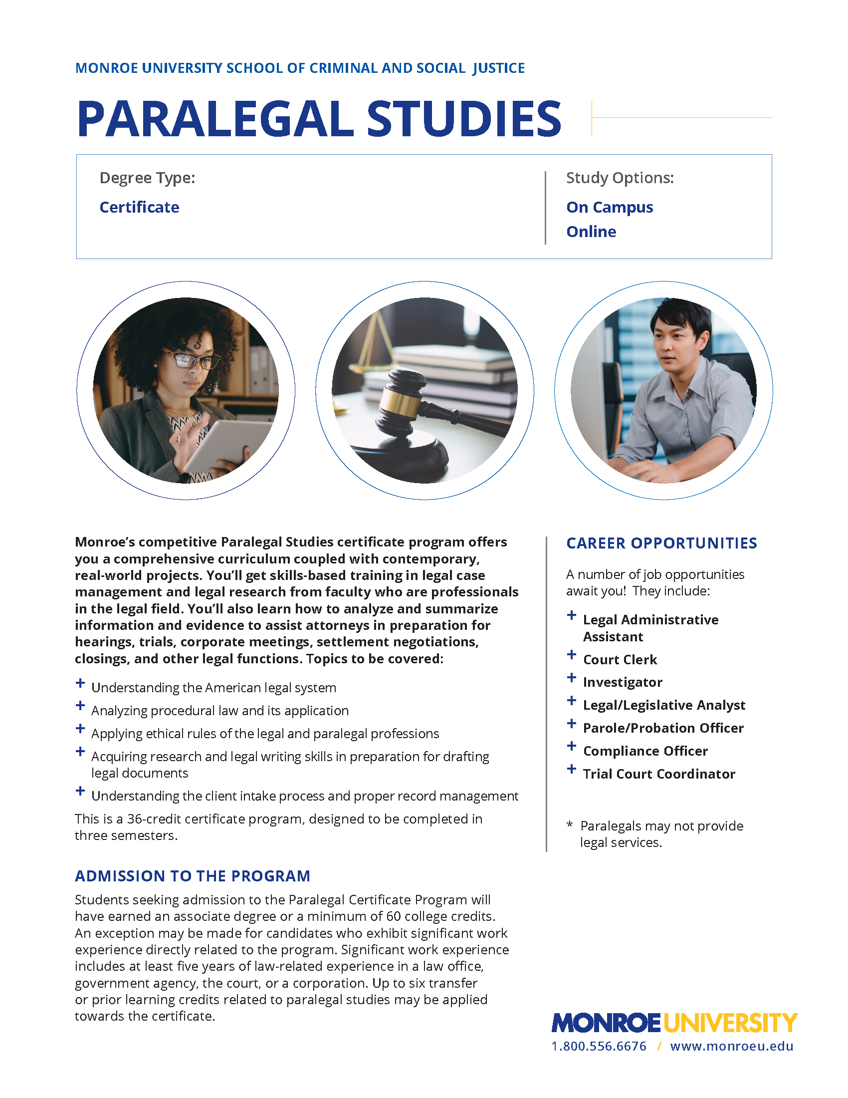 Paralegal Studies