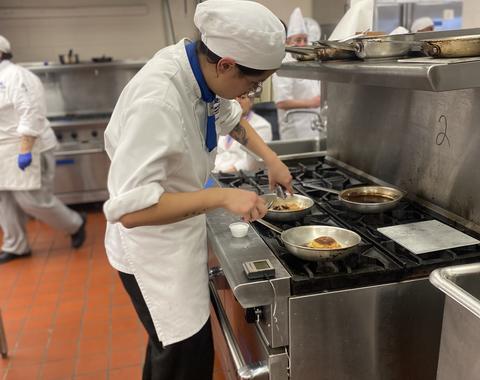 Angelica Cooking