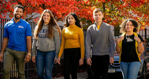 Monroe Students on Campus.